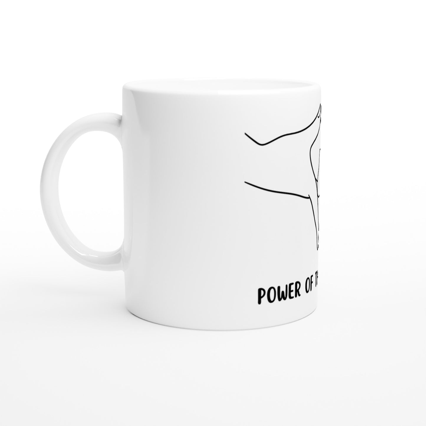 "Power of the Yoniverse" - Keramiktasse (325ml) Kaffeetasse Teetasse Yonitasse Keramikbecher 🌸 Yoni Motiv Yoniart Yoni Art