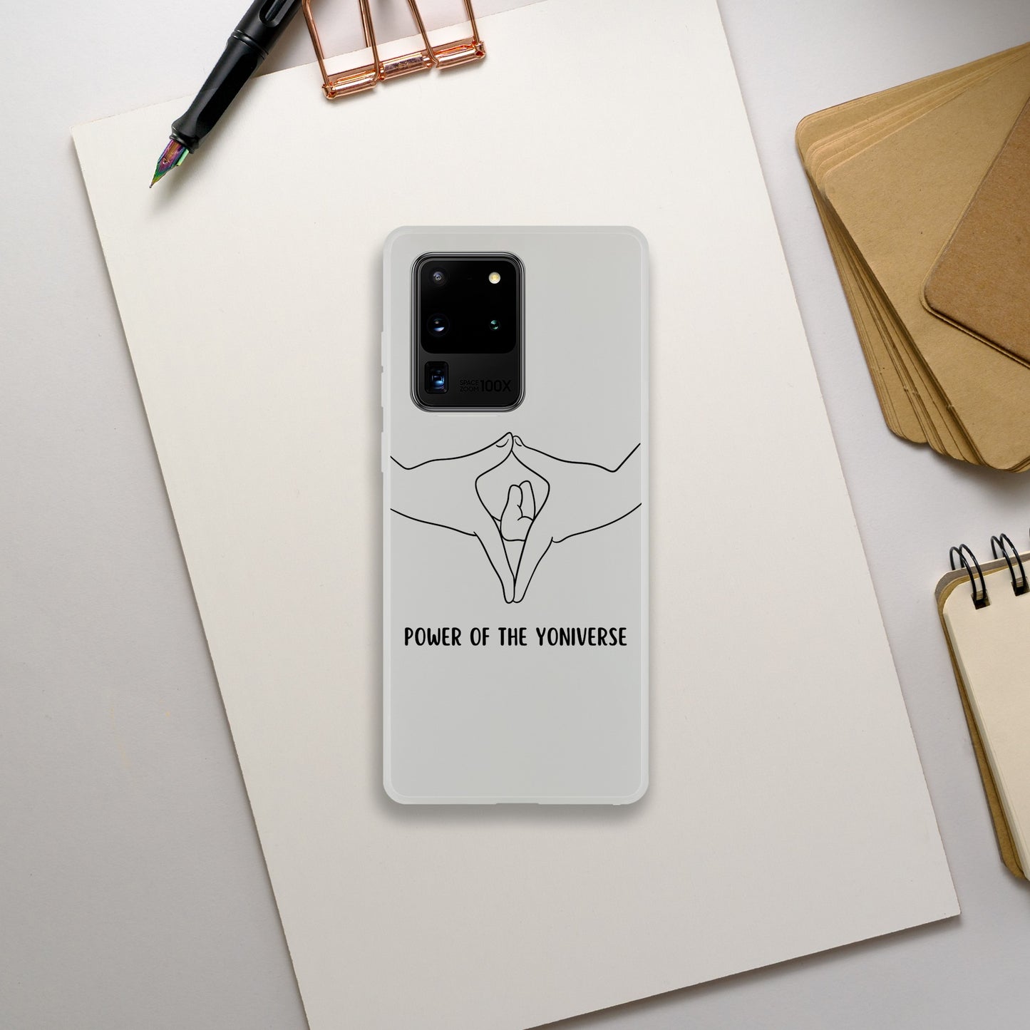 "Power of the Yoniverse" - Flexible Handyhülle für iPhone und Samsung Modelle 🌸 Yoni Motiv Yoniart Yoni Art