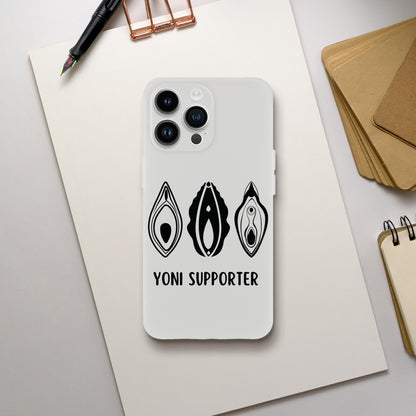 "YONI SUPPORTER" - Flexible Handyhülle für iPhone und Samsung Modelle 🌸 Yoni Motiv Yoniart Yoni Art