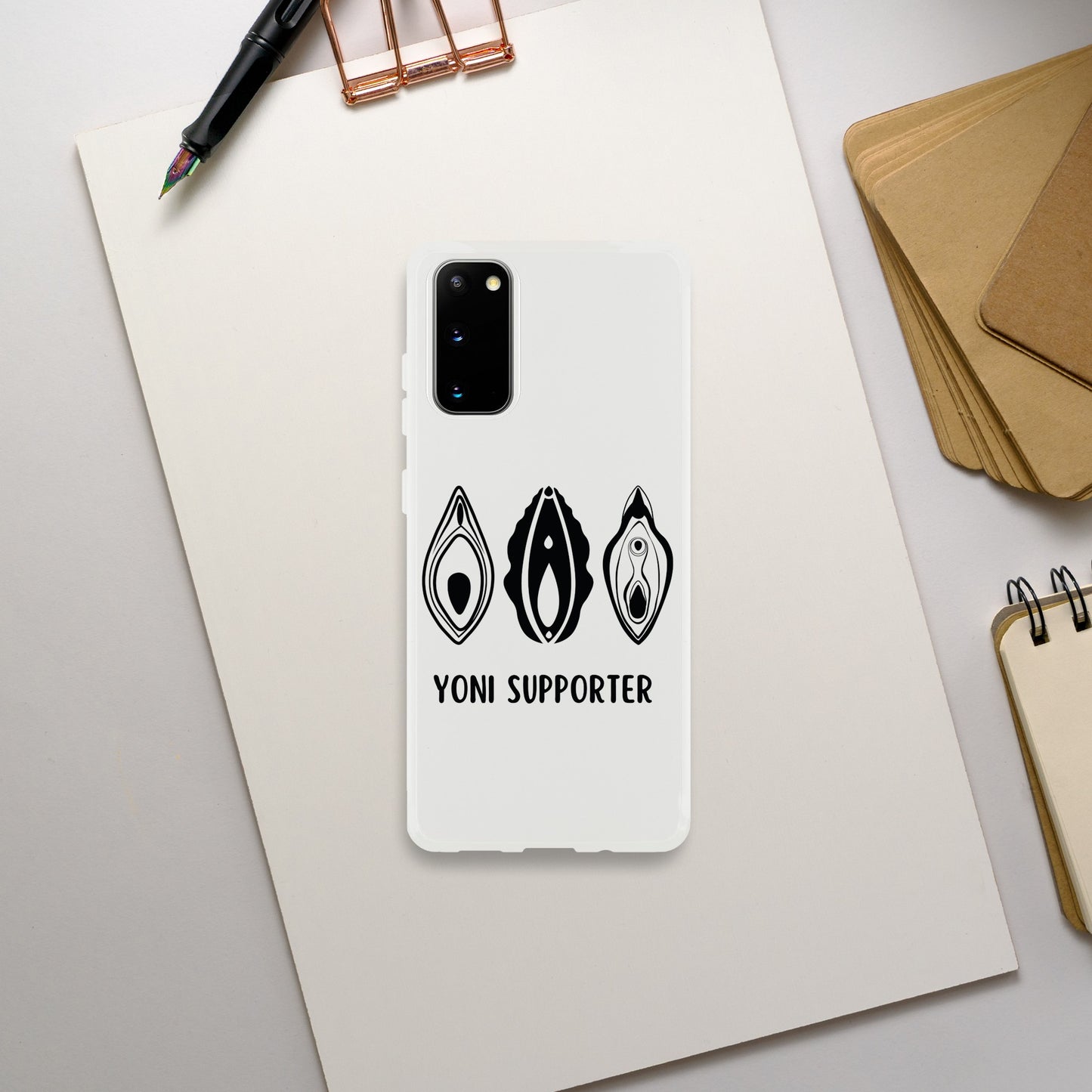"YONI SUPPORTER" - Flexible Handyhülle für iPhone und Samsung Modelle 🌸 Yoni Motiv Yoniart Yoni Art
