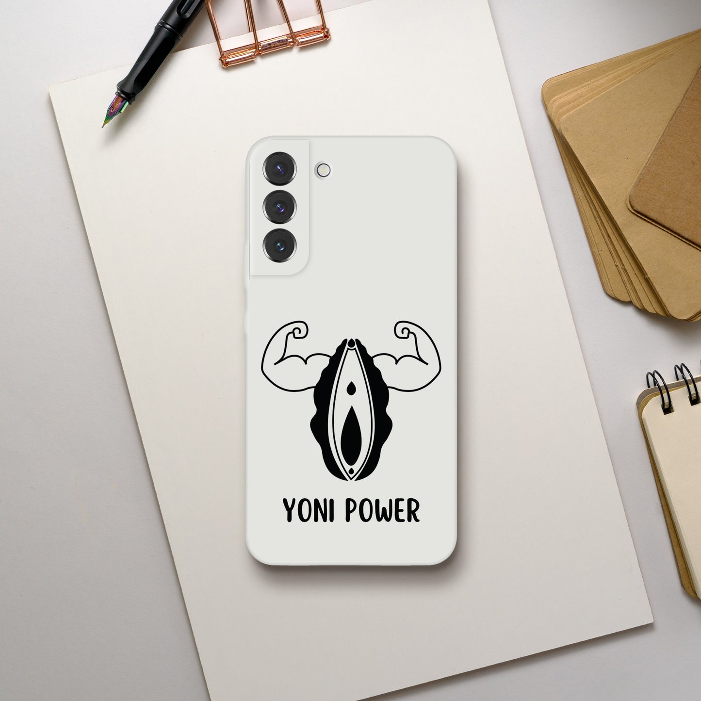 "YONI POWER" Flexible Handyhülle für iPhone und Samsung Modelle 🌸 Yoni Motiv Yoniart Yoni Art