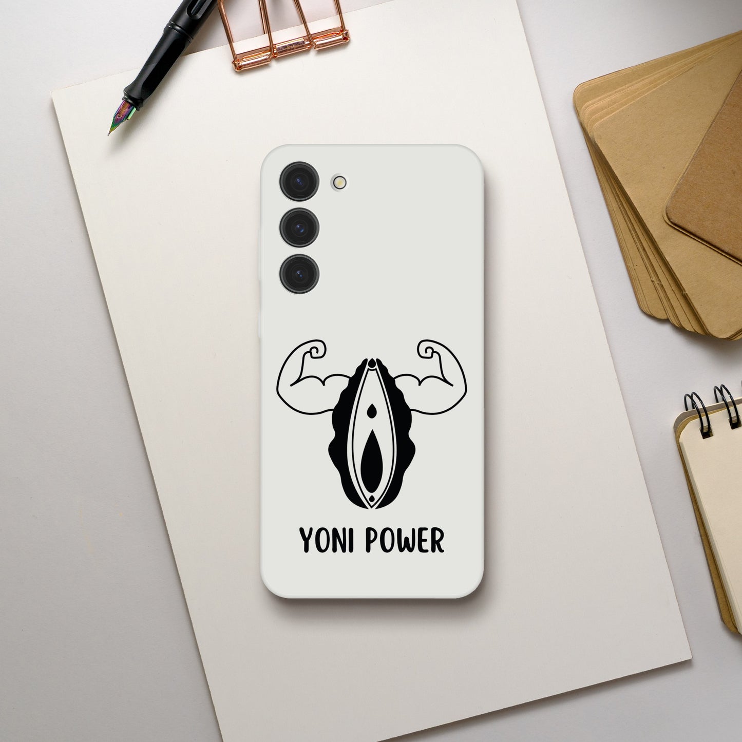 "YONI POWER" Flexible Handyhülle für iPhone und Samsung Modelle 🌸 Yoni Motiv Yoniart Yoni Art