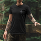 Besticktes Wander T-Shirt / Wandern / Herren Bio Baumwoll T-Shirt / Outdoor