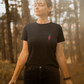 Besticktes Yoniart T-Shirt / Damen Bio Baumwoll Tshirt Women Empowerment Vulva Art